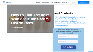 How to Find The Best Wholesale Ice Cream Distributors - BlueCart - ice cream truck supplier
