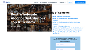 Best Wholesale Alcohol Distributors: Top 6 To Know - BlueCart - liquor supplier