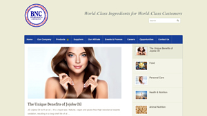 BNC INGREDIENTS CORPORATION — World-Class Ingredients for World-Class ... - ingredient supplier