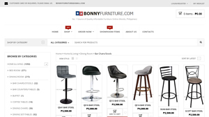 Bar Chairs/Stools Shop - Bonny Furniture - bar stool supplier