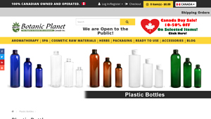 Plastic Bottles - botanicplanet.ca - plastic bottle supplier