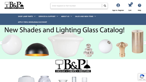 B&P Lamp Supply Home - lamp shade supplier