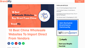 18 Best China Wholesale Websites To Import Direct From Vendors - china wholesale supplier