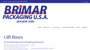 Gift Boxes - Brimar Packaging - Made in the USA - gift box supplier