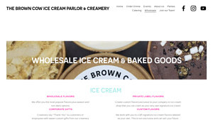 Wholesale Ice Cream - The Brown Cow Ice Cream Parlor & Creamery - wholesale ice cream suppliers