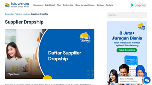 9+ Daftar Supplier Dropship Terpercaya Tanpa Modal - BukuWarung - dropship supplier
