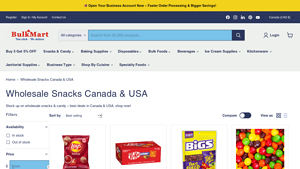 Wholesale Snacks Canada & USA - Candy, Chips, Lollipops, Bulk Mart - cheap wholesale candy suppliers