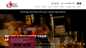 Bulk spirits and alcohol sales & trading | International Services Agency - liquor supplier