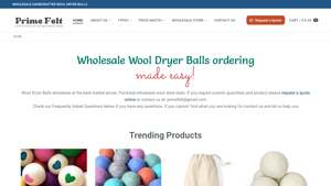 Laundry Wool Dryer Balls, USA & Canada Bulk/Wholesale Supplier - wool dryer balls supplier
