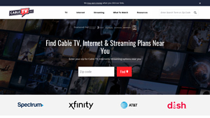Compare Cable TV, Internet & Streaming by Zip | CableTV.com - internet supplier in my area