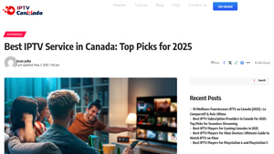 Best IPTV Service in Canada: Top Picks for 2025 - canadaiptv - iptv supplier