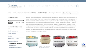 Candle & Tart Warmers - CandlesWholesalers - wax warmer supplier