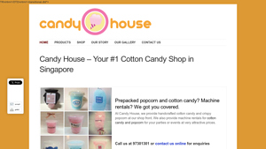 No. 1 Supplier for Popcorn and Candy Floss in Singapore | Candy House - cotton candy supplier