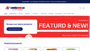 Candynow.ca: Canada's Best Wholesale Candy Portal | Free Fast Shipping - candy supplier