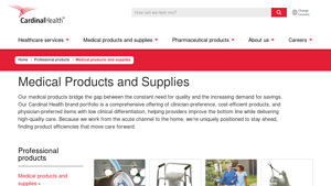 Medical Products & Supplies | Cardinal Health - med supplier