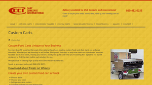 Custom Food Carts - Mobile Food Cart Manufacturers - Cart Concepts - food cart supplier