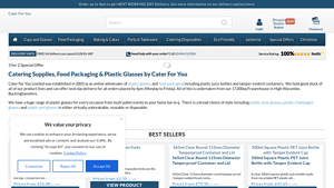 Catering Supplies, Food Packaging and Cups | Cater 4 You - catering supplier
