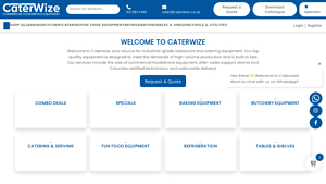 Caterwize - Home of Restaurant, Butchery, Baking Equipment, & more! - catering supplier