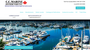 C.C.Marine Distributors of boat parts in Canada - boat accessories supplier