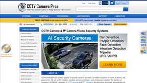 CCTV Camera Pros: Security Camera Systems, IP Cameras, DVRs, NVRs, LPR - security camera supplier