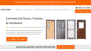 Commercial Doors, Frames, & Hardware - commercial door supplier