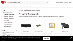Computer Components | CPUs, GPUs, Motherboards - CDW - pc parts supplier
