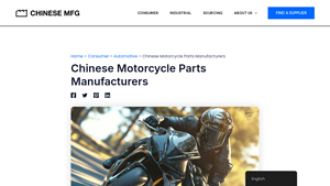 Chinese Motorcycle Parts Manufacturers - Chinese MFG - motorcycle parts supplier