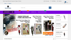 Barber Beauty Supply Wholesale - Andis, Wahl, Oster Clippers Trimmers - barber supplier
