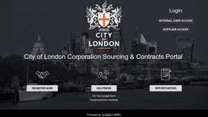 cityoflondon.ukp.app.jaggaer.com - london supplier