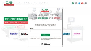 CJB Printing Equipment - Home - printing equipment supplier