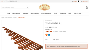 Teak Handrails Australia | Classic Boat Supplies - teak toe rail suppliers
