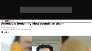 America's french fry king sounds an alarm | CNN Business - french fries supplier