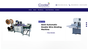 Codar Printing Equipment Sdn Bhd - printing equipment supplier
