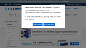 Laboratory Equipment & Instruments- Cole-Parmer - lab equipment suppliers