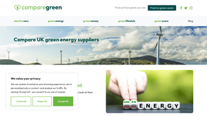 Compare green energy suppliers - green energy supplier