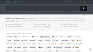 Social Media Marketing Services / CompareSMM - main supplier of smm services