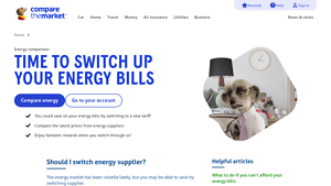 Energy Comparison | Gas & Electricity | Compare the Market - cheapest energy supplier