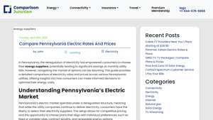 Compare Top Energy Suppliers Using Comparison Junction - best energy supplier in pa