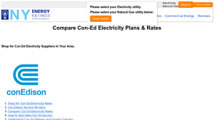 Compare Con-Ed Energy Rates in New York - energy suppliers nyc