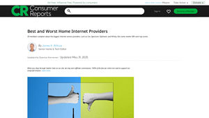 Best and Worst Home Internet Providers - Consumer Reports - best internet supplier