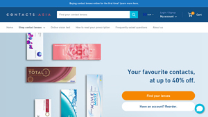 Contacts Asia | Asia's largest online contact lens store - contact lens supplier