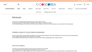 Wholesale - COSCOREA - korean cosmetics supplier