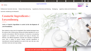 Cosmetic Ingredients Manufacturers & Suppliers | Luxembourg - cosmetic ingredients supplier