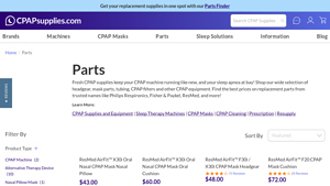 CPAP Supplies and Parts for CPAP Machines | CPAPsupplies.com - cpap supplier