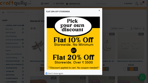 Buy Craft Supplies Online in India. Low Prices. Free Shipping - craft supplies suppliers