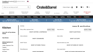 Housewares & Home Kitchen Store | Crate & Barrel - kitchen supplier