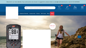 Crawfords Metal Detectors UK - metal detecting equipment supplier