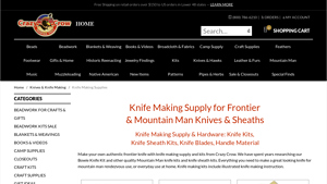 Crazy Crow Trading Post: Knife Making Supplies - knife making supplier