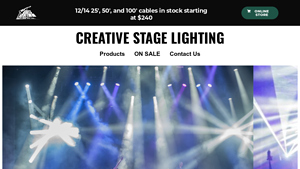 CREATIVE STAGE LIGHTING - Professional Lighting Systems • Equipment Sales - stage lighting equipment supplier