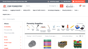 Forestry Supplies | CSP Forestry - forest suppliers